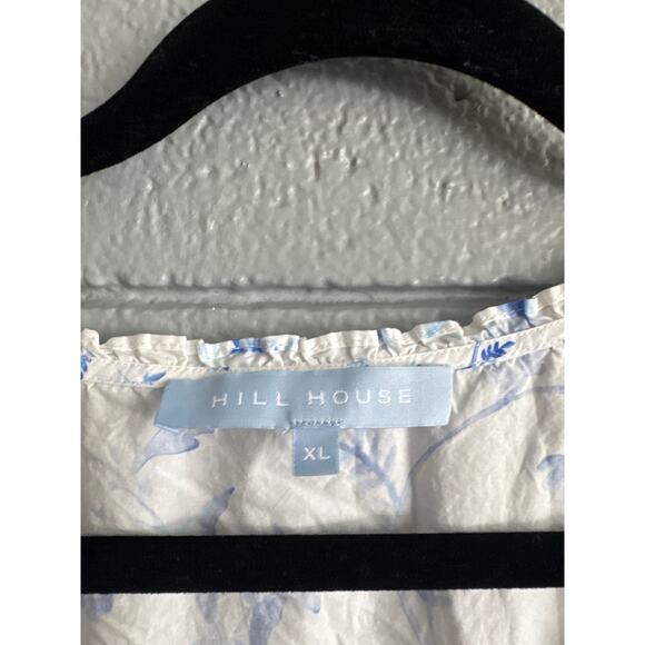 Women's Hill House Sabrina Nap Dress in Blue Botanical size XL Coquette Cottage - Picture 3 of 5